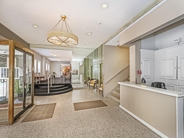 144 N Dithridge St Unit 510, Oakland, PA 15213 - welcome area with stairs