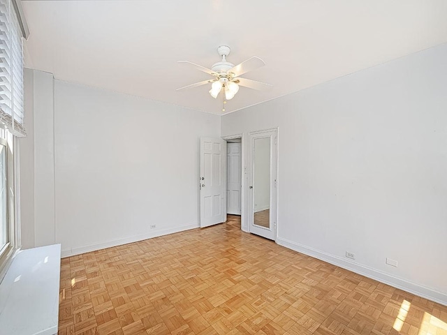 144 N Dithridge St Unit 510, Oakland, PA 15213 - unfurnished room with baseboards and a ceiling fan