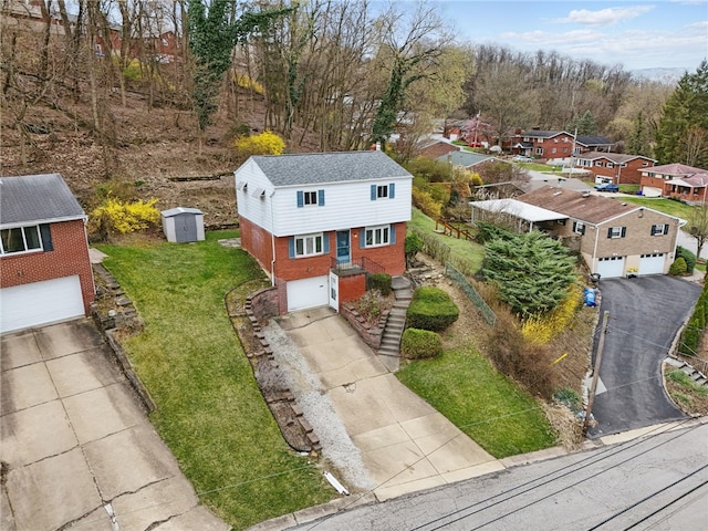 130 Shiela Dr, Green Tree, PA 15220 - aerial perspective of suburban area