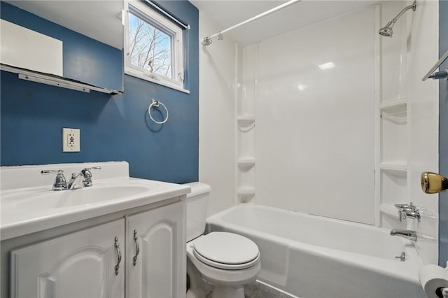 130 Shiela Dr, Green Tree, PA 15220 - bathroom with toilet, shower / washtub combination, and vanity