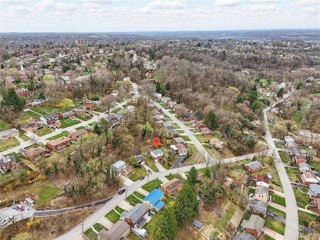 130 Shiela Dr, Green Tree, PA 15220 - aerial overview of property's location with nearby suburban area