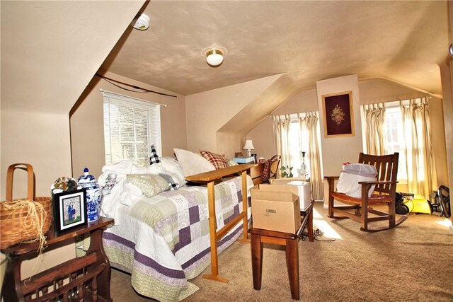 2369 Harrow Rd, Upper St Clair, PA 15241 - carpeted bedroom with lofted ceiling