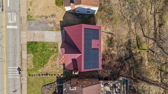 view of subject property