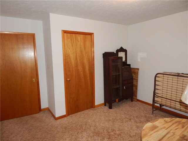 104 N Eberhart Rd, Twp Of But Nw, PA 16001 - sitting room featuring baseboards, carpet, and a textured ceiling