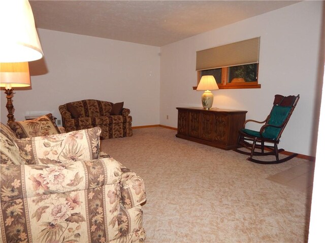 104 N Eberhart Rd, Twp Of But Nw, PA 16001 - carpeted living room featuring baseboards