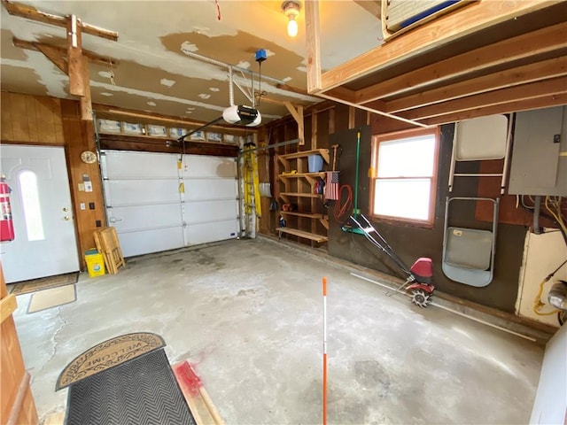 7005 N Dr, Shenango-Cra, PA 16134 - garage with electric panel and a garage door opener