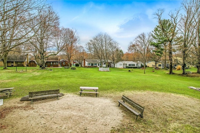 7005 N Dr, Shenango-Cra, PA 16134 - surrounding community with a yard, an outbuilding, and a residential view