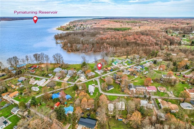 7005 N Dr, Shenango-Cra, PA 16134 - aerial view of property's location with a nearby body of water and nearby suburban area