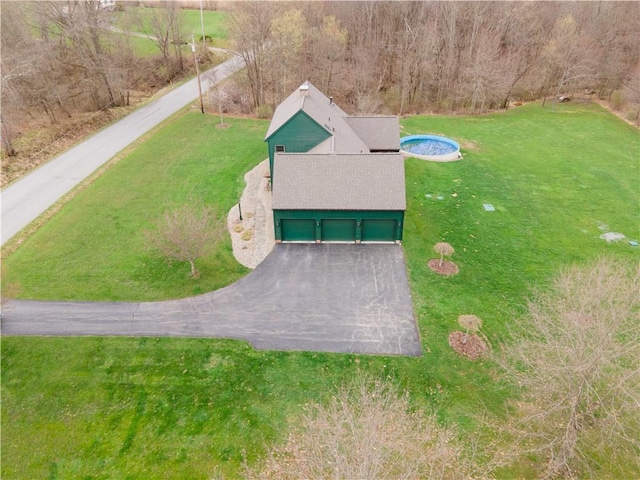 543 Hamburg Rd, Delaware Twp, PA 16154 - view from above of property
