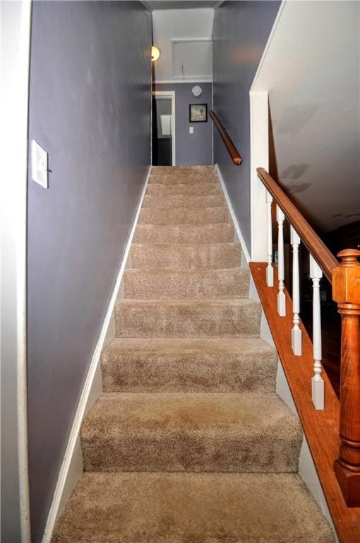 120 Scottsdale Dr, Moon/Crescent Twp, PA 15108 - stairway with attic access