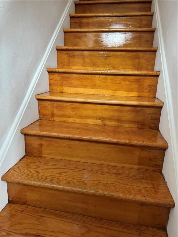view of stairs