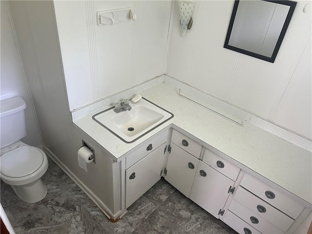 55 Evergreen, West Salem Twp, PA 16125 - half bathroom with vanity and toilet