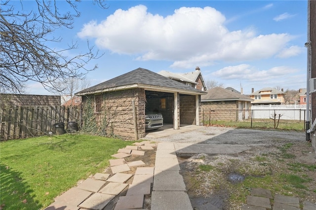 7447 Schoyer Ave, Swissvale, PA 15218 - view of yard with a fenced backyard