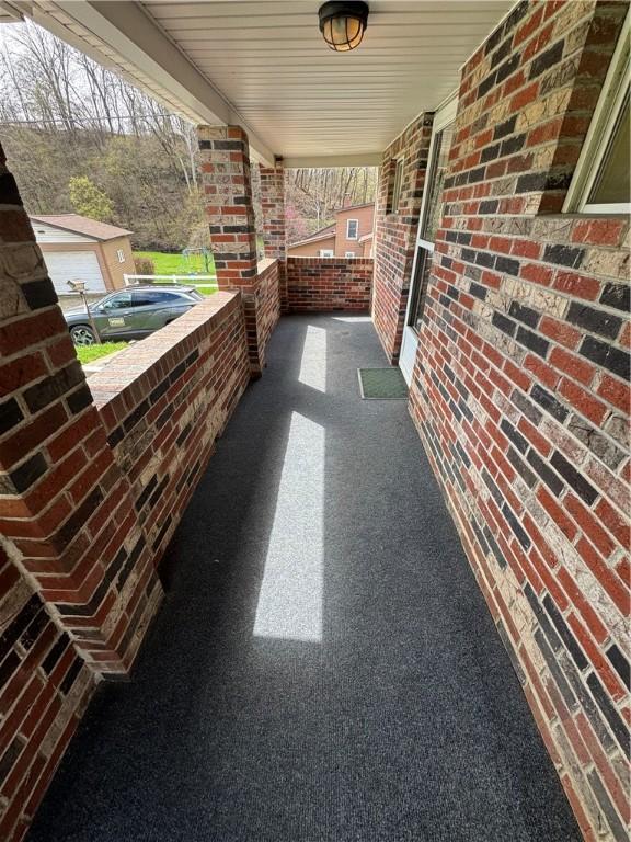 966 Fayette City Rd, Fayette City, PA 15438 - view of patio / terrace featuring covered porch