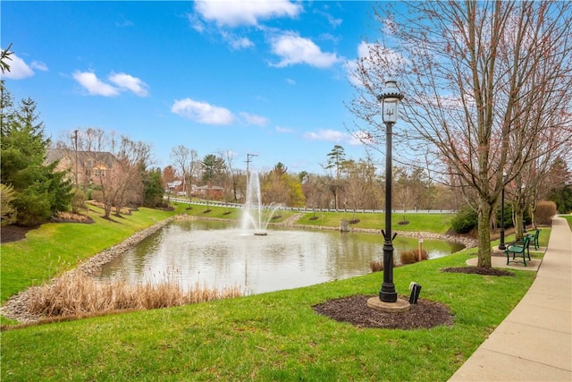 1728 Waterleaf Dr, Franklin Park, PA 15143 - surrounding community with a yard and a water view