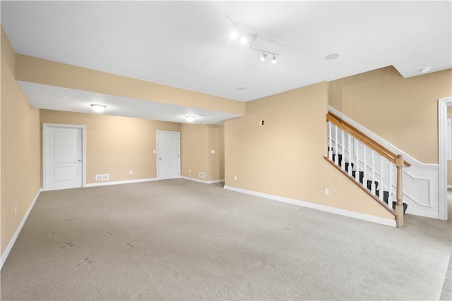 1728 Waterleaf Dr, Franklin Park, PA 15143 - interior space featuring carpet flooring, baseboards, and visible vents