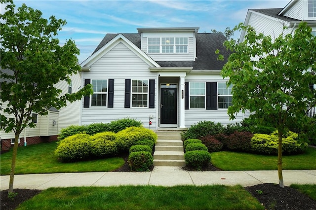 395 Wealdstone Rd, Cranberry Twp, PA 16066 - view of front of home with a shingled roof and a front yard