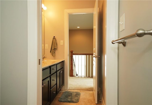 395 Wealdstone Rd, Cranberry Twp, PA 16066 - bathroom featuring vanity and tile patterned floors