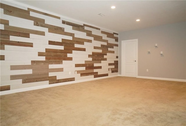 395 Wealdstone Rd, Cranberry Twp, PA 16066 - carpeted spare room with recessed lighting and baseboards