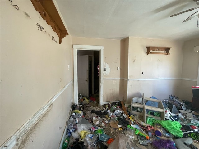 142 Baker St, Aliquippa, PA 15001 - interior space with ceiling fan