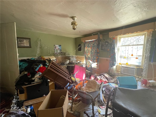 142 Baker St, Aliquippa, PA 15001 - miscellaneous room with cooling unit and a textured ceiling