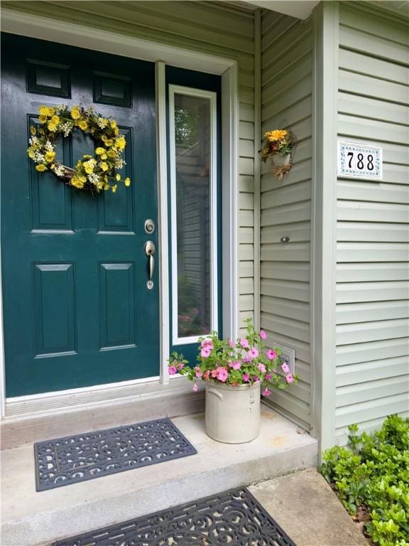 788 Latonka Dr, Coolspring Twp, PA 16137 - doorway to property featuring a porch