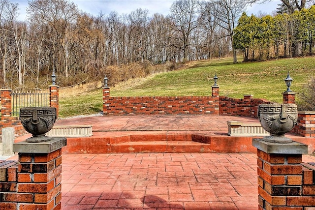 view of patio