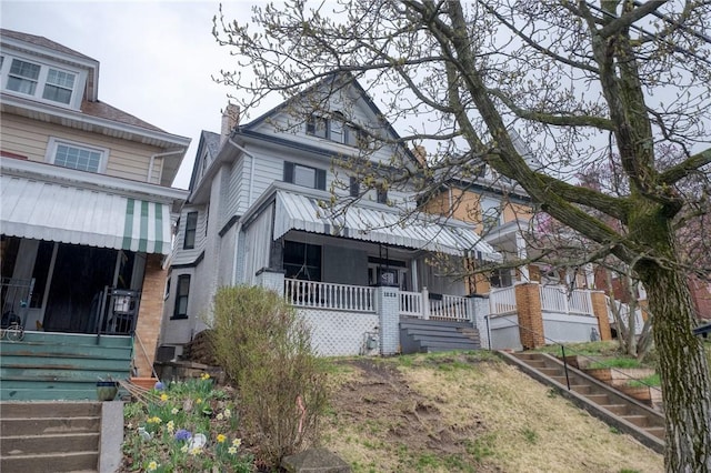 1223 Chelton Ave, Brookline, PA 15226 - view of front facade with a porch