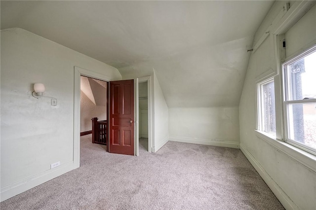 1223 Chelton Ave, Brookline, PA 15226 - bonus room featuring vaulted ceiling, baseboards, and light carpet
