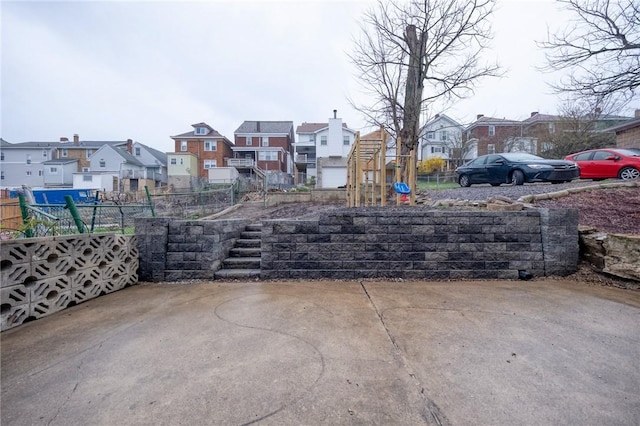 1223 Chelton Ave, Brookline, PA 15226 - view of patio with fence and a residential view