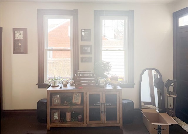 interior space featuring a healthy amount of sunlight