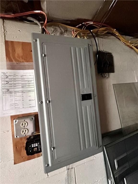 view of utility room