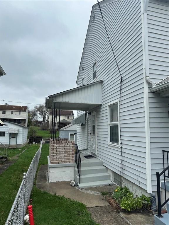 555 Farnsworth Ave, Clairton, PA 15025 - view of property exterior featuring fence