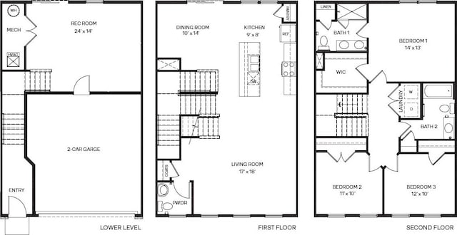 303 Cherry Tree Dr, Twp Of But Sw, PA 16001 - floor plan