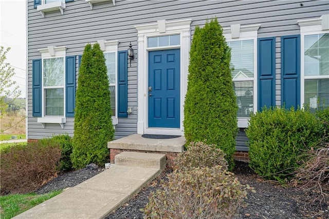 view of entrance to property