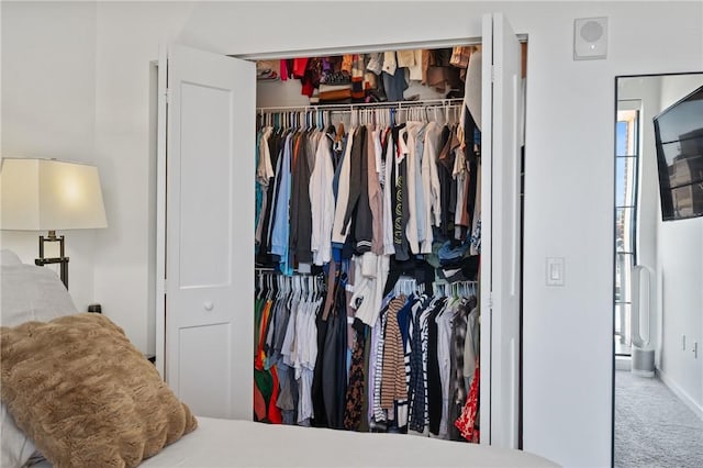 view of closet