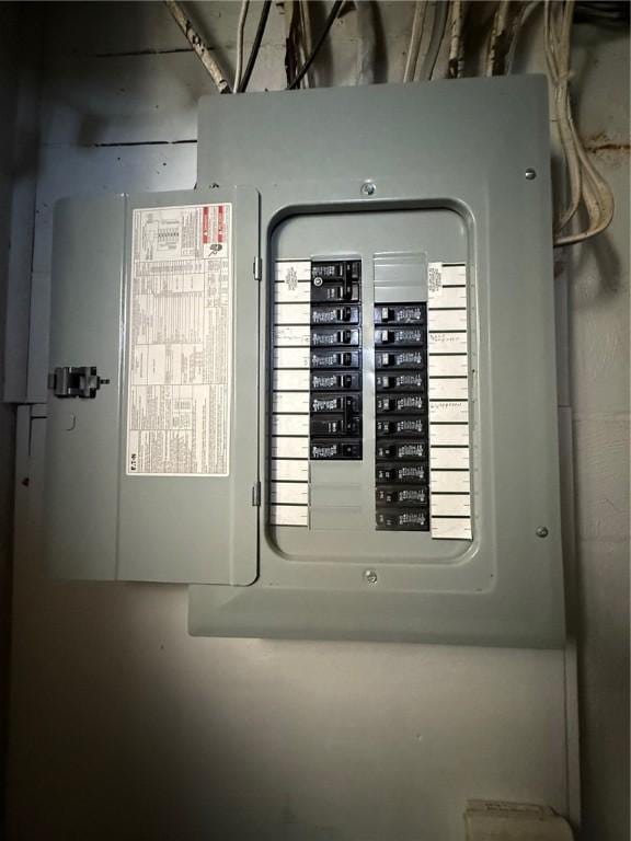 utility room featuring electric panel