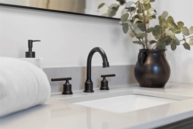 details featuring a sink