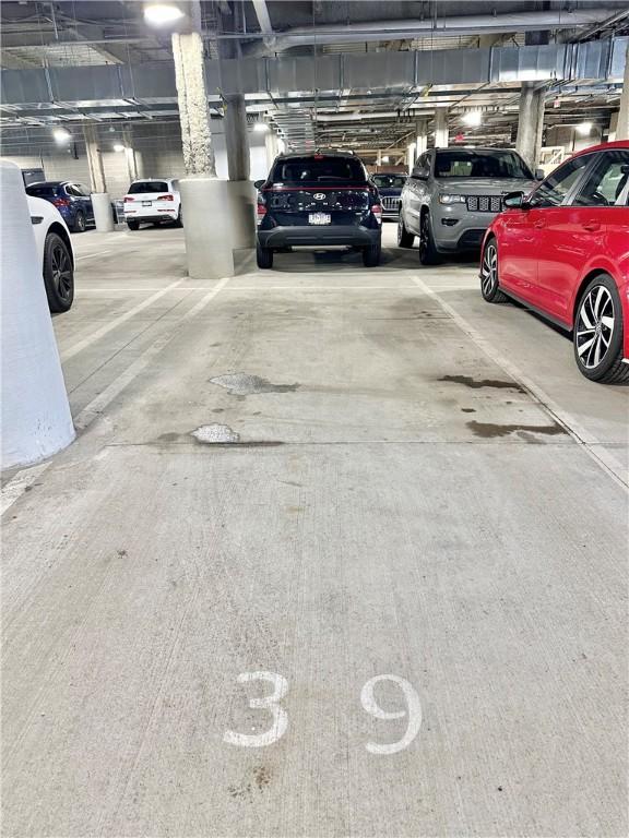 view of parking deck