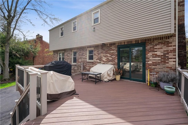 1171 Fox Terrier Dr, Bethel Park, PA 15102 - wooden deck with grilling area