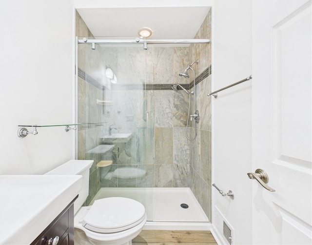138 N Woodland Rd, Shadyside, PA 15232 - full bathroom featuring toilet, a shower stall, and vanity