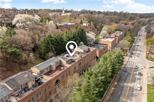 138 N Woodland Rd, Shadyside, PA 15232 - aerial view of a tree filled landscape