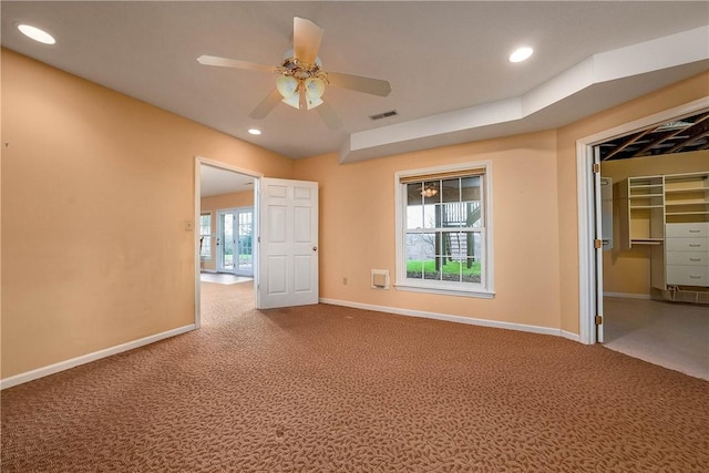 422 Heights Dr, Pine Twp Nal, PA 15044 - unfurnished bedroom with baseboards, carpet, and visible vents