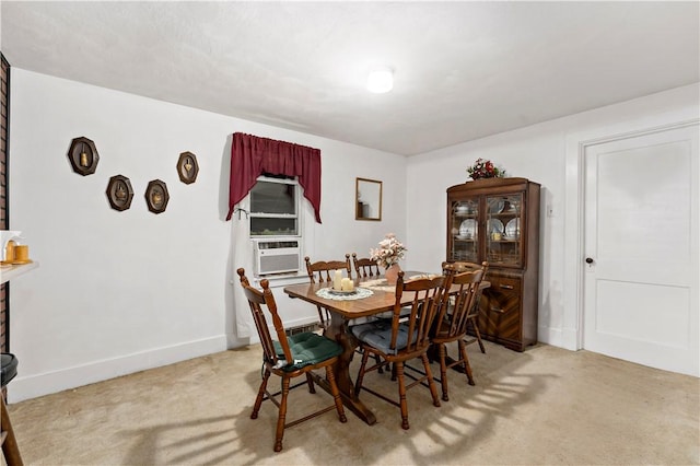 313 N Market St, Carmichaels/Cumblnd, PA 15320 - carpeted dining room featuring baseboards and cooling unit