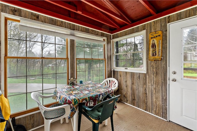 313 N Market St, Carmichaels/Cumblnd, PA 15320 - sunroom / solarium with beamed ceiling
