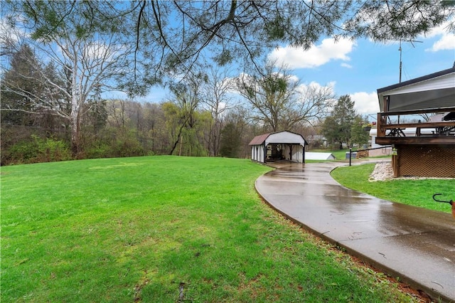 313 N Market St, Carmichaels/Cumblnd, PA 15320 - view of yard with driveway