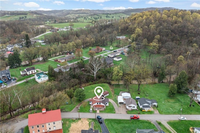 313 N Market St, Carmichaels/Cumblnd, PA 15320 - bird's eye view with a forest view