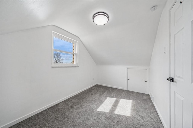 226 Old Leechburg Rd, Plum Boro, PA 15239 - additional living space featuring baseboards, carpet, and vaulted ceiling
