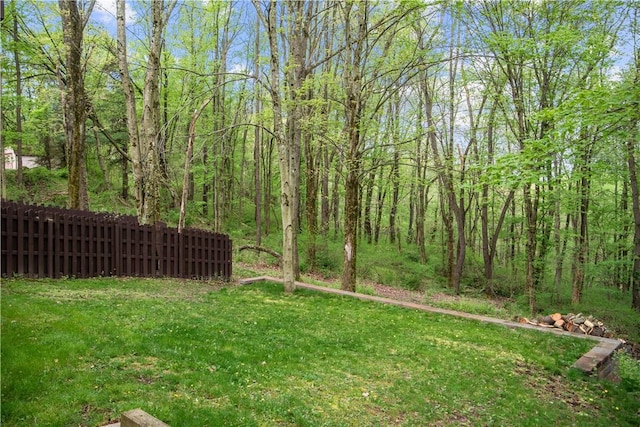 view of yard