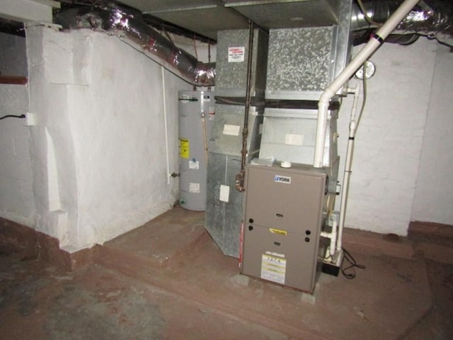 utilities featuring electric water heater